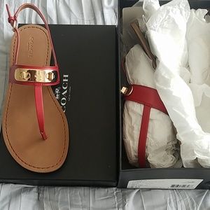Size 8 coach sandals